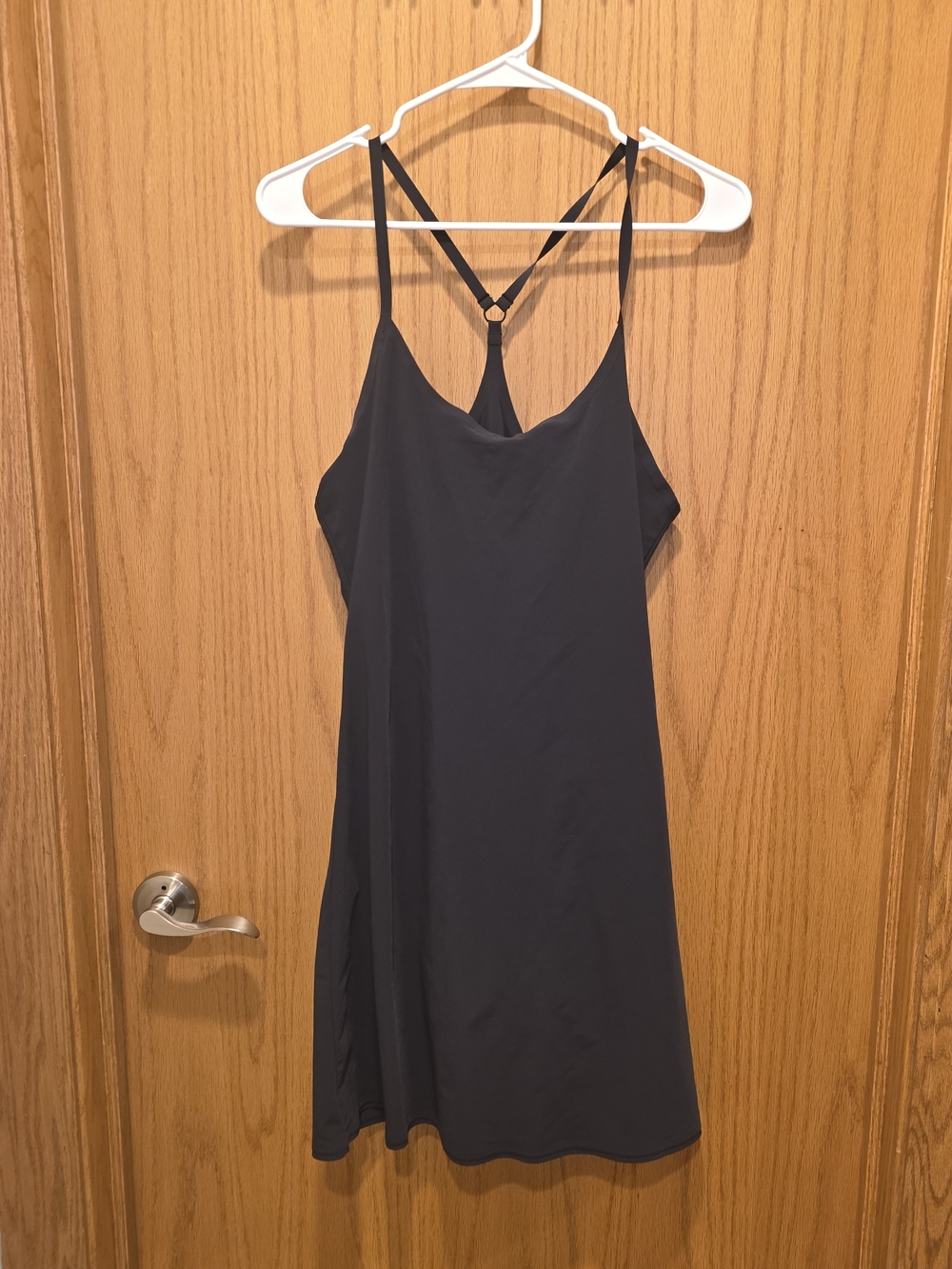 Outdoor Voices Black Active Dress With Built In Shorts